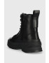 Vagabond Shoemakers Кожени боти Maxime в черно с платформа с изолация - Pepit.bg