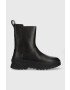 Vagabond Shoemakers Кожени боти Maxime в черно с платформа с лека изолация - Pepit.bg