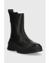 Vagabond Shoemakers Кожени боти Maxime в черно с платформа с лека изолация - Pepit.bg