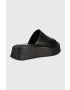 Vagabond Shoemakers Кожени чехли Courtney в черно с платформа - Pepit.bg
