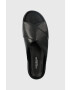 Vagabond Shoemakers Кожени чехли Erin в черно с платформа - Pepit.bg