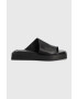 Vagabond Shoemakers Кожени чехли Evy в черно с платформа - Pepit.bg
