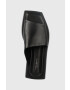 Vagabond Shoemakers Кожени чехли Evy в черно с платформа - Pepit.bg