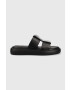 Vagabond Shoemakers Кожени чехли Blenda в черно с платформа 5519.201.20 - Pepit.bg