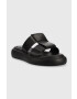 Vagabond Shoemakers Кожени чехли Blenda в черно с платформа 5519.201.20 - Pepit.bg