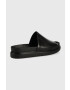 Vagabond Shoemakers Кожени чехли Erin в черно с платформа - Pepit.bg