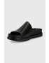 Vagabond Shoemakers Кожени чехли Erin в черно с платформа - Pepit.bg