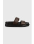 Vagabond Shoemakers Кожени чехли ERIN в кафяво - Pepit.bg