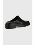 Vagabond Shoemakers Кожени чехли Eyra в черно с висок ток - Pepit.bg