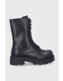 Vagabond Shoemakers Кожени кубинки Cosmo в черно с платформа - Pepit.bg