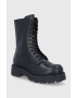 Vagabond Shoemakers Кожени кубинки Cosmo в черно с платформа - Pepit.bg