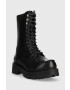 Vagabond Shoemakers Кожени кубинки Cosmo 2.0 в черно с платформа - Pepit.bg
