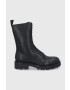 Vagabond Shoemakers Кожени кубинки дамски в черно с платформа - Pepit.bg