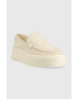 Vagabond Shoemakers Кожени мокасини STACY в бежово с платформа 5522.150.02 - Pepit.bg