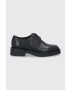 Vagabond Shoemakers Кожени половинки обувки дамски в черно с платформа - Pepit.bg