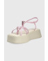 Vagabond Shoemakers Кожени сандали Courtney в черно с платформа - Pepit.bg