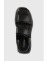 Vagabond Shoemakers Кожени сандали Courtney в черно с платформа - Pepit.bg