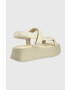 Vagabond Shoemakers Кожени сандали Courtney в бежово с платформа - Pepit.bg