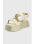 Vagabond Shoemakers Кожени сандали Courtney в бежово с платформа - Pepit.bg