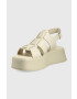 Vagabond Shoemakers Кожени сандали Courtney в бежово с платформа - Pepit.bg