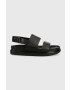 Vagabond Shoemakers Кожени сандали Erin в черно - Pepit.bg