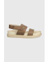 Vagabond Shoemakers Кожени сандали Erin в кафяво с платформа - Pepit.bg