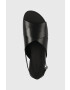 Vagabond Shoemakers Кожени сандали Tia в черно - Pepit.bg