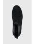 Vagabond Shoemakers Велурени боти челси мъжки в черно - Pepit.bg