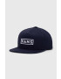 Vans Детска памучна шапка с козирка BY EASY BOX SNAPBACK dress blues в тъмносиньо с апликация - Pepit.bg