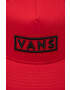 Vans Детска памучна шапка с козирка BY EASY BOX SNAPBACK True Red - Pepit.bg