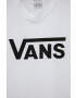 Vans Детска памучна тениска в бяло - Pepit.bg