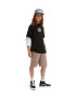 Vans Детска памучна тениска BONE YARD SS Black в черно с принт - Pepit.bg
