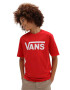 Vans Детска памучна тениска BY CLASSIC BOYS TRUE RED/WHITE - Pepit.bg