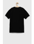 Vans Детска памучна тениска BY CLASSIC LOGO Black/True Blue в черно с принт - Pepit.bg