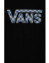 Vans Детска памучна тениска BY CLASSIC LOGO Black/True Blue в черно с принт - Pepit.bg