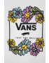 Vans Детска памучна тениска ELEVATED BOX FLOWERS White в бяло - Pepit.bg