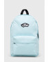 Vans Детска раница BY NEW SKOOL BACKPAC BLUE GLOW в синьо малък размер с изчистен дизайн - Pepit.bg