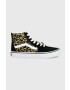 Vans Детски кожени кецове в черно - Pepit.bg