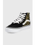 Vans Детски кожени кецове в черно - Pepit.bg