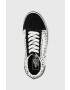 Vans Детски ниски кецове в черно - Pepit.bg
