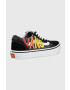 Vans Детски ниски кецове в черно - Pepit.bg