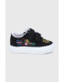 Vans Детски ниски кецове в черно - Pepit.bg