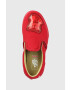 Vans Детски ниски кецове Classic Slip-On HARIBO HARB GOLD в червено - Pepit.bg