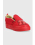 Vans Детски ниски кецове Slip-On V HARIBO HARB GOLD в червено - Pepit.bg