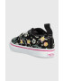 Vans Детски ниски кецове TD Authentic Elastic FLRL BLACK в черно - Pepit.bg