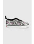 Vans Детски ниски кецове TD Authentic Elastic ZEBR MDBLU в черно - Pepit.bg