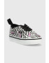 Vans Детски ниски кецове TD Authentic Elastic ZEBR MDBLU в черно - Pepit.bg