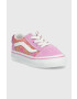 Vans Детски ниски кецове TD Old Skool Elastic Lace ROSE DKBLU в лилаво - Pepit.bg