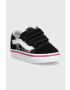 Vans Детски ниски кецове TD Old Skool V FLRL BLACK в черно - Pepit.bg