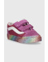 Vans Детски ниски кецове TD Old Skool V GLIT MULTI в лилаво - Pepit.bg